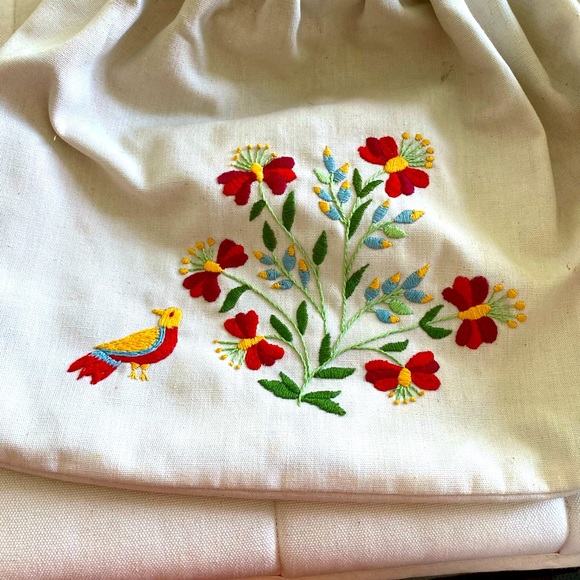 Handmade embroidered double sided bag - Picture 7 of 7
